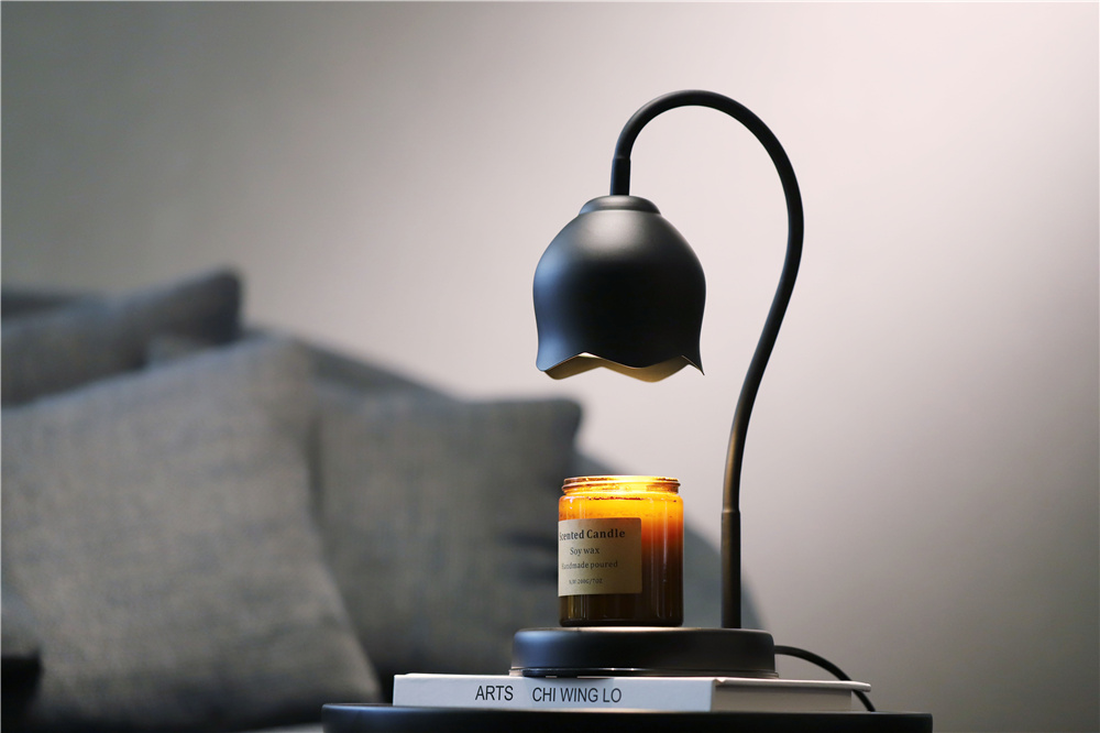 Najlepšia jednoduchá kvetinová elektrická lampa na ohrev sviečok (6)